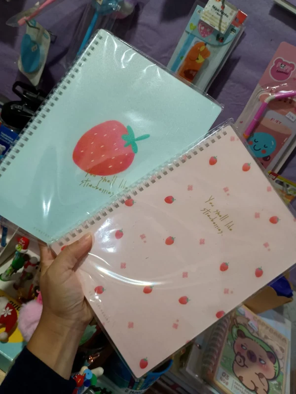 Caderno Morango B5