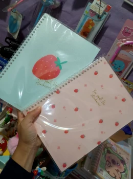 Caderno Morango B5