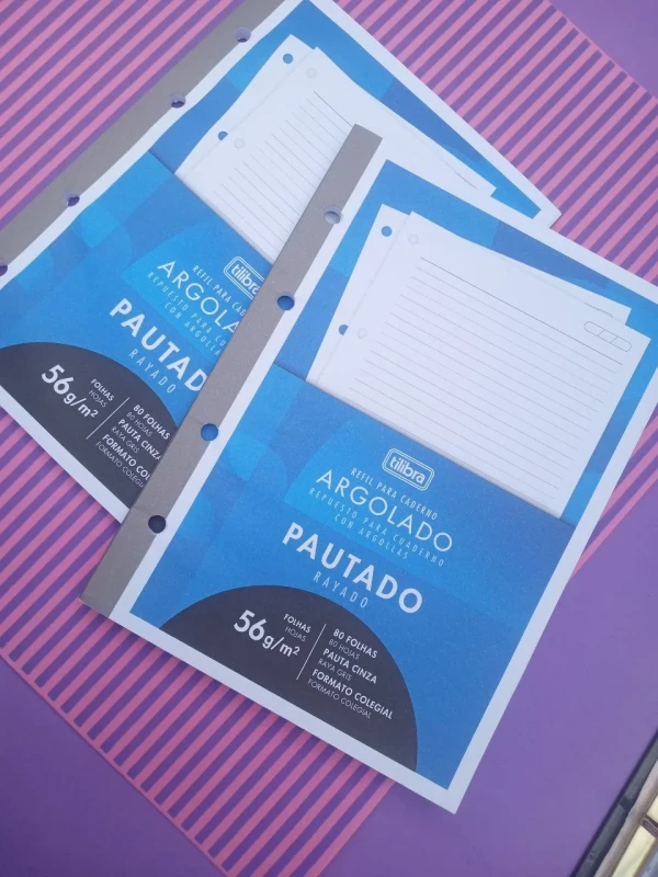 Refil para o caderno argolado soho tilibra
