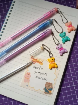 Caneta Ursinho pingente