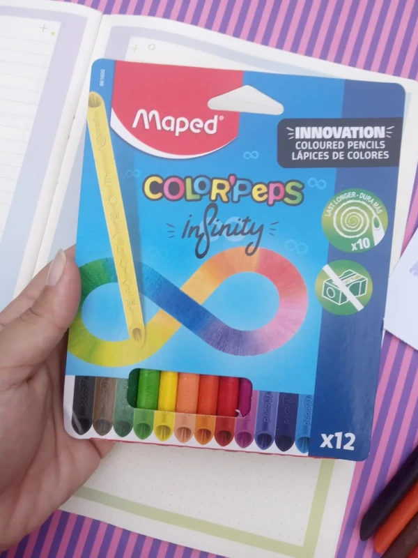 Lápis de cor Infinity maped
