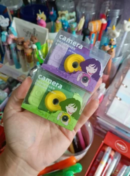 Borracha e apontador câmera