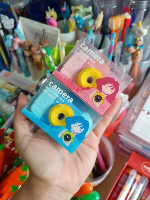Borracha e apontador câmera