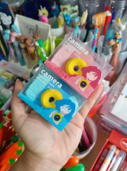 Borracha e apontador câmera