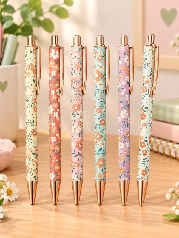 caneta estampada