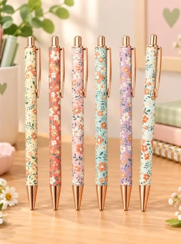 caneta estampada
