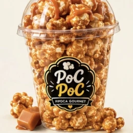 Pipoca Tradicional- Base caramelo
