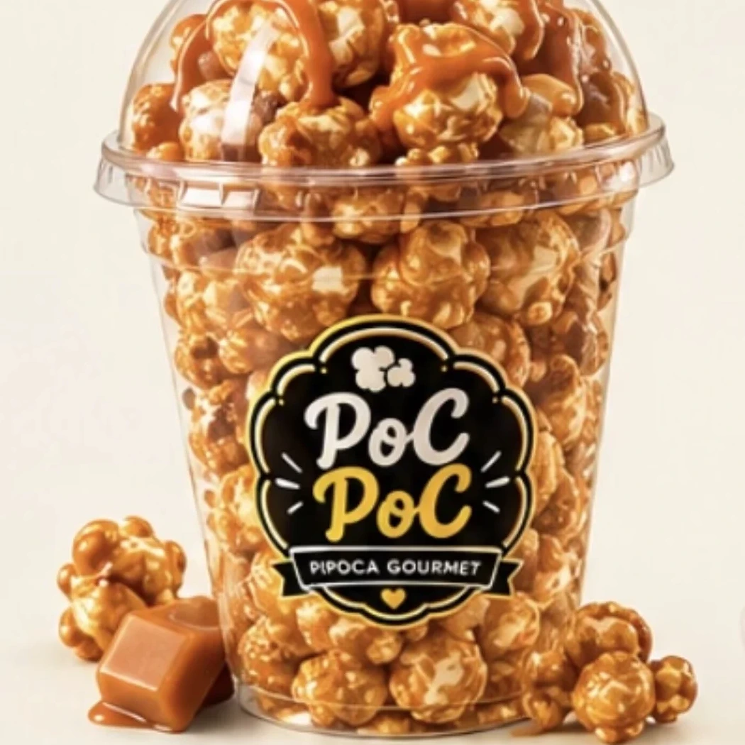 Pipoca Tradicional- Base caramelo