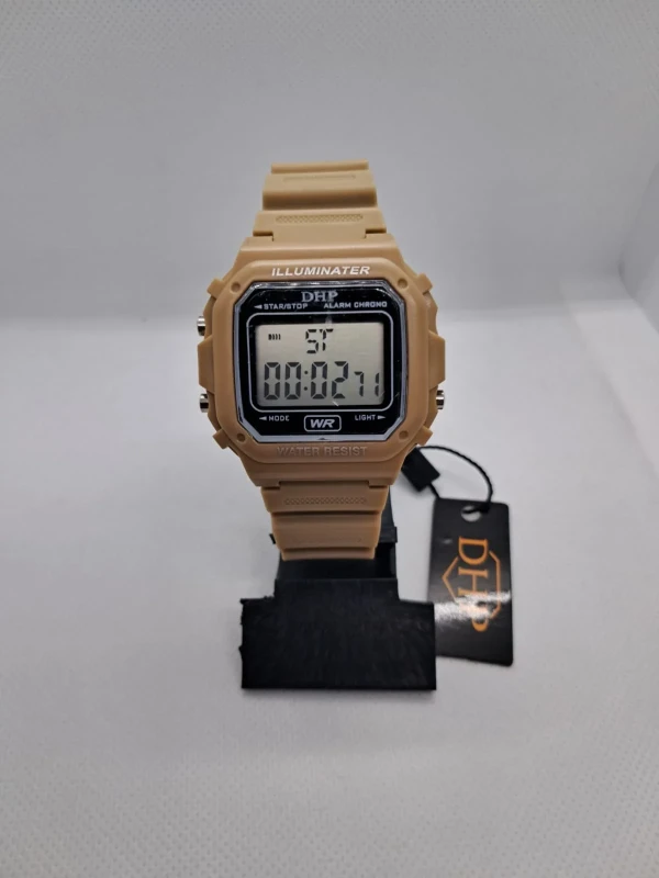 Relógio Digital Feminino DHP Candy Rose – Pulseira em Silicone