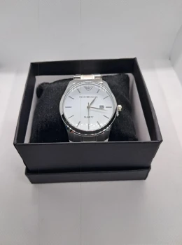 Relógio Masculino Emoro Armani Classic Silver – Pulseira em Aço