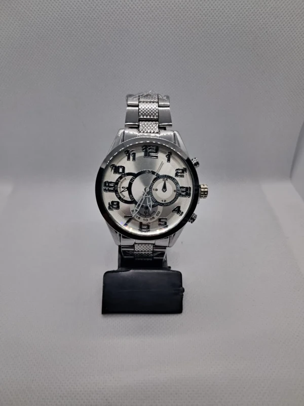 Relógio Masculino Executive Silver Chrono – Pulseira em Aço
