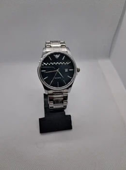 Relógio Masculino Executive Black – Pulseira em Aço Inox