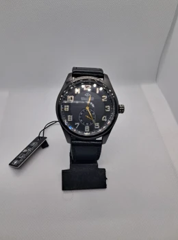 Relógio Masculino Classic Black Gold – Pulseira em Couro