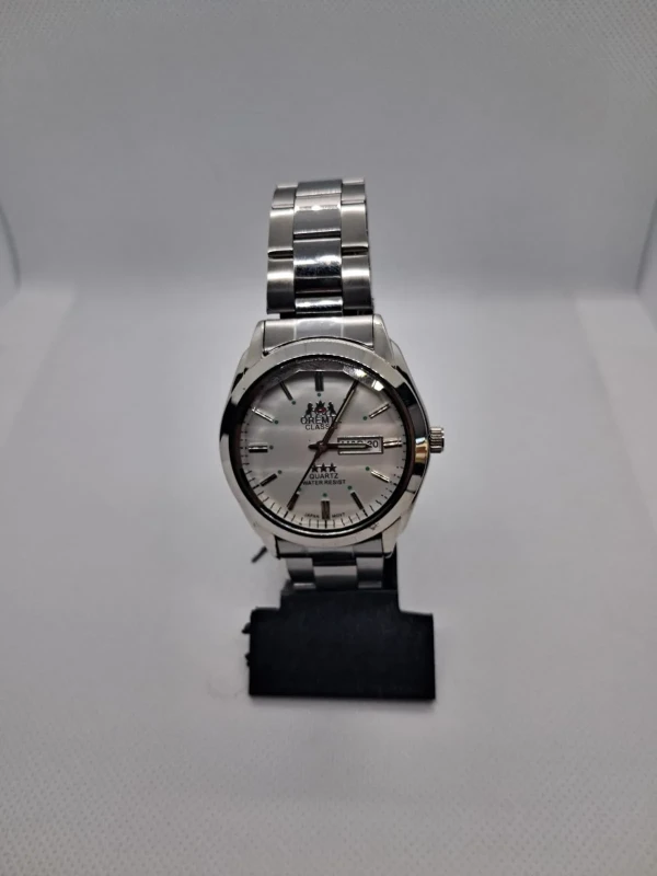Relógio Masculino Classic Silver – Pulseira em Aço Inox