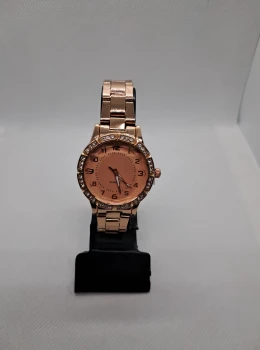 Relógio Feminino Rose Gold com Pedras