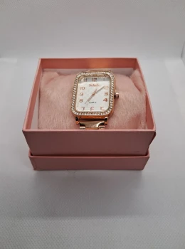 Relógio Feminino Dolucck Rose Gold Quadrado