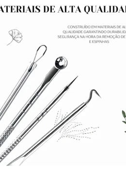 Kit Extrator de Cravos Profissional Completo