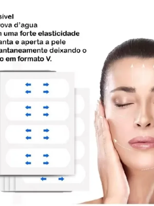 Adesivo Anti-Rugas Lifting Rejuvenescedor Facial