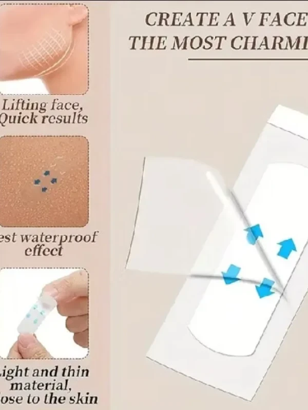 Adesivo Anti-Rugas Lifting Rejuvenescedor Facial