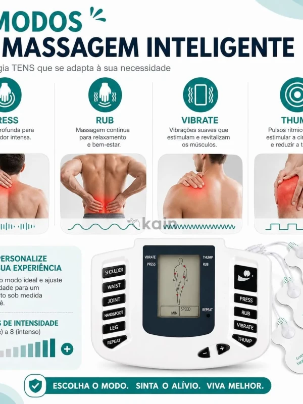 Aparelho Fisioterapia Portátil Multifuncional