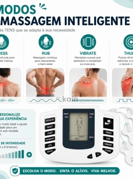 Aparelho Fisioterapia Portátil Multifuncional