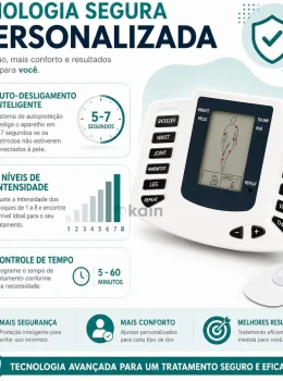 Aparelho Fisioterapia Portátil Multifuncional