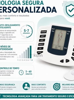 Aparelho Fisioterapia Portátil Multifuncional