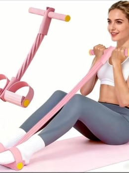 Aparelho Abdominal Portátil com Elástico Resistente