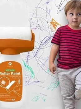 Rolo de Pintura Branco 500g Tinta Água