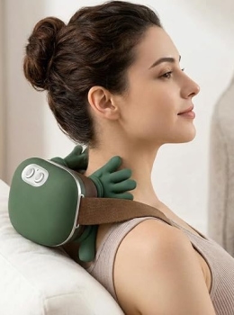 Massageador Elétrico Portátil 3D com Aquecimento