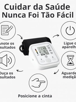 Monitor Digital de Pressão Arterial Automático