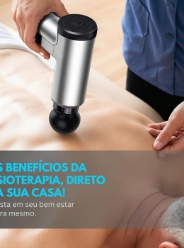 Pistola Massageadora Profissional Alta Potência 800W