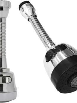 Bico Arejador Giratório 360° Flexível para Torneira