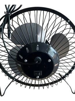 Ventilador Mini USB Silencioso 15cm Preto