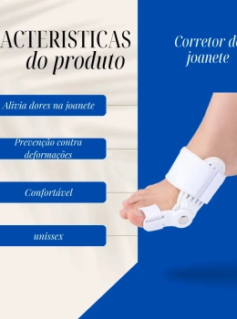 Corretor Ortopédico Articulado Para Joanete