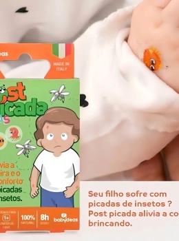 Adesivo Calmante Picadas Mosquito Bebê Lavanda