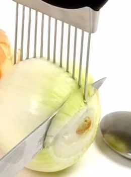 Suporte Fatiador Cortador Cortar Cebola Tomate Pepino Legume