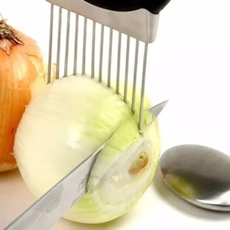 Suporte Fatiador Cortador Cortar Cebola Tomate Pepino Legume
