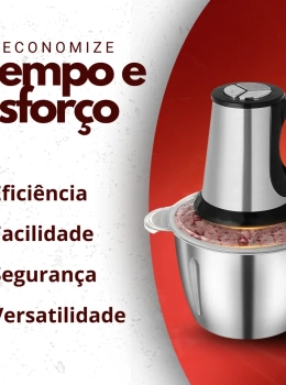 Triturador Multiprocessador Turbo Inox Potente