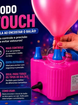 Bomba Inflador Elétrica para Balões 110V