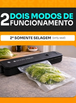 Seladora a Vácuo Portátil Digital 20cm Bivolt
