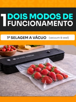 Seladora a Vácuo Portátil Digital 20cm Bivolt