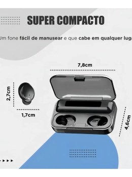 Fone Bluetooth TWS M10 Som Estéreo