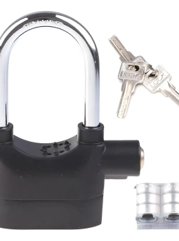 Cadeado Blindado Anti Chave Micha Com Alarme 110db