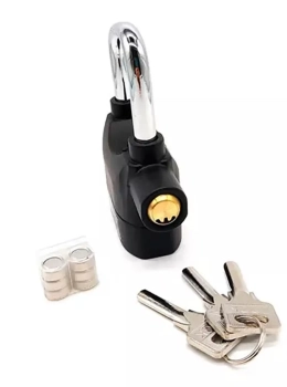 Cadeado Blindado Anti Chave Micha Com Alarme 110db