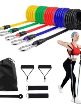 Kit 11 Elásticos Extensores para Treino