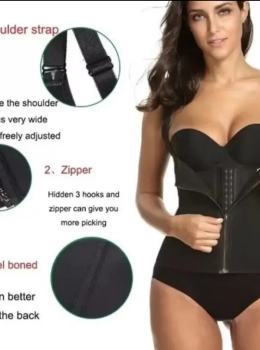 Cinta Modeladora Abdominal Feminina Ajustável