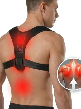 Corretor Postural Ajustável para Ombros e Costas