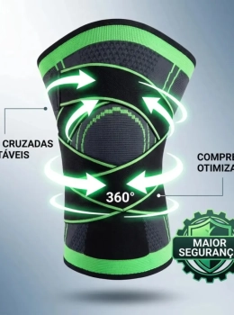 Joelheira de Compressão Ortopédica Ajustável Alívio Dor Tensor