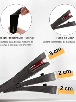 Palmilha Air Eleva Altura Confortável 7cm